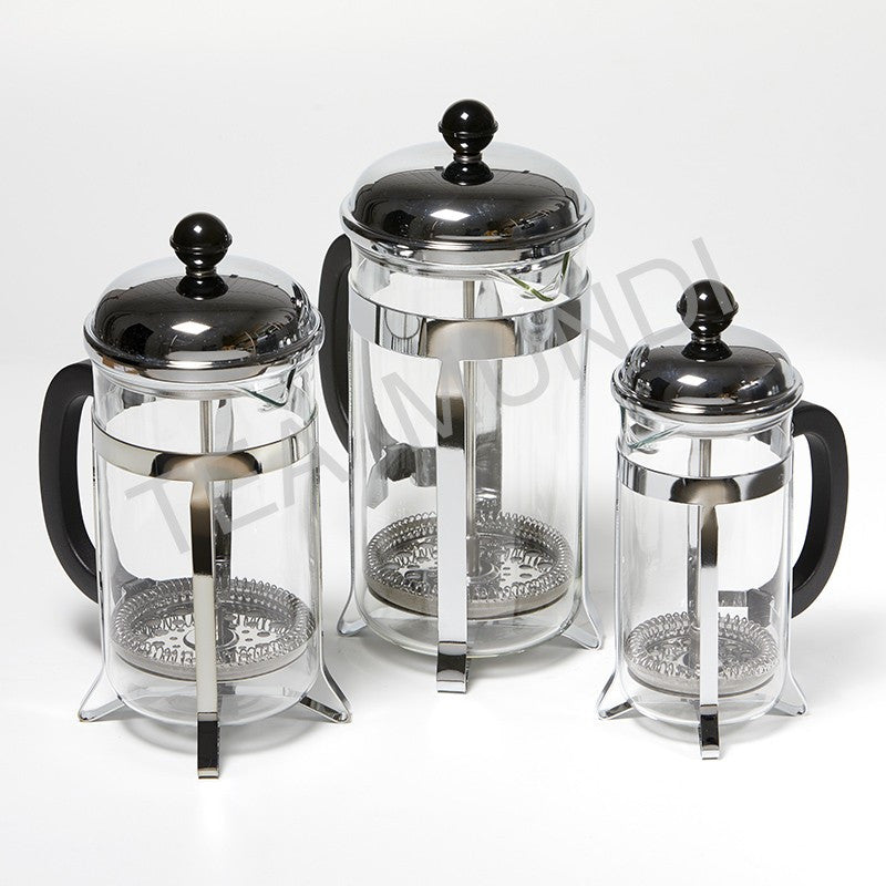 Tetera émbolo pyrex