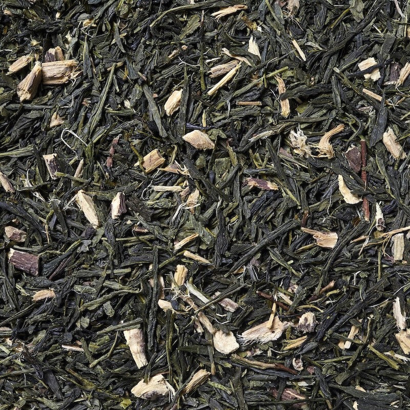 Imágen de Té verde regaliz. Té verde sencha y regaliz triturado.