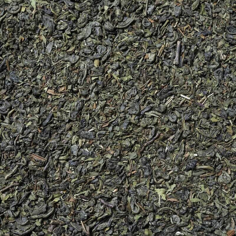 Imágen de Té verde moruno. Té verde chino gunpowder y menta hierbabuena.