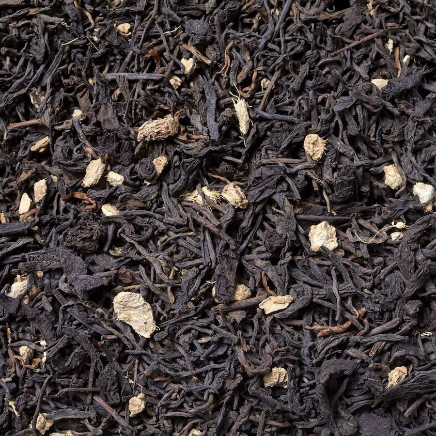 Imágen de Té rojo pu-erh jengibre. Té rojo pu-erh