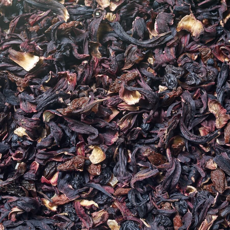 Imágen de Infusión frutas con goji. Hibisco