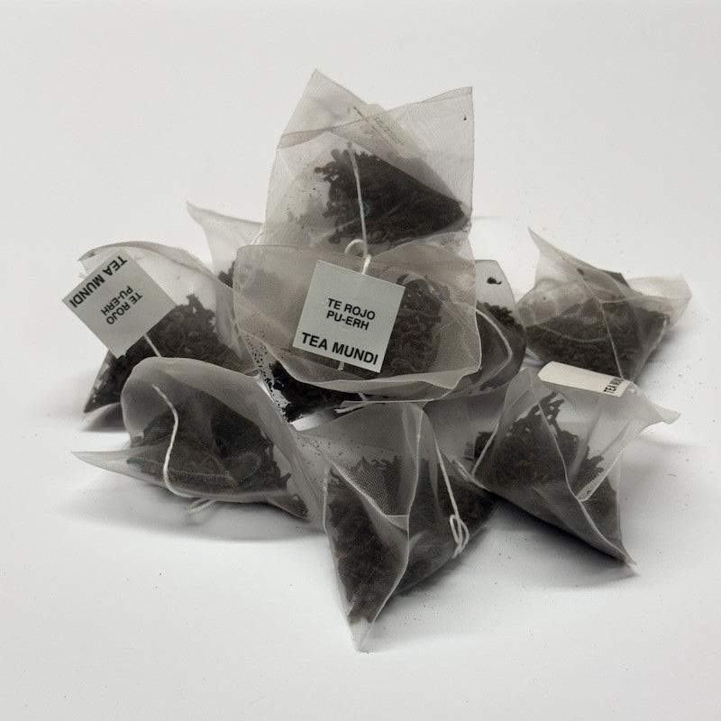 Pirámides Té rojo pu-erh