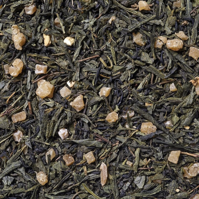 Imágen de Té verde ginseng piña. Té verde sencha y chun mee