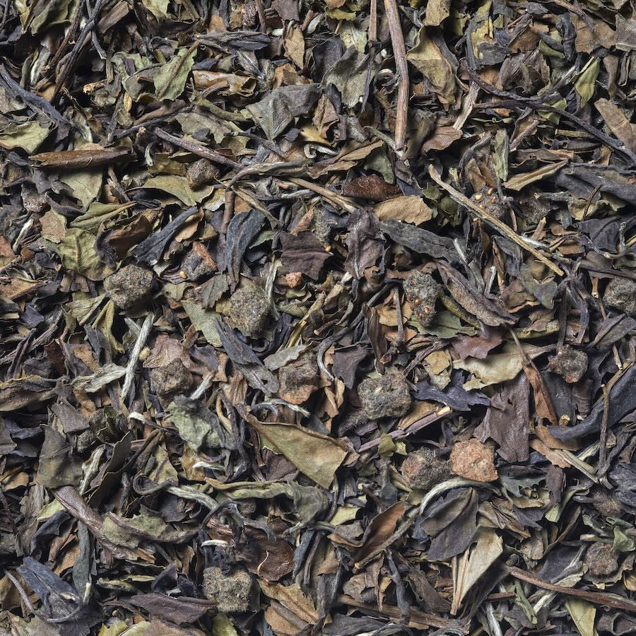Imágen de Té blanco de fresa. Té blanco pai mu tan