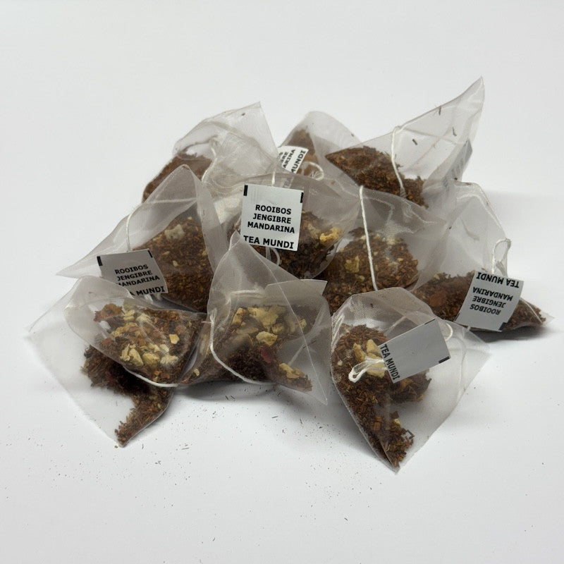 Pirámides Rooibos Jengibre Mandarina