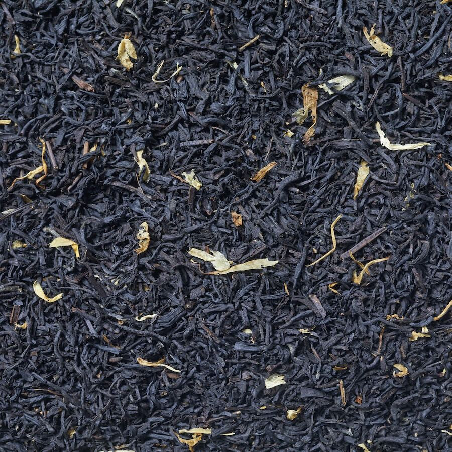 Imágen de Té negro de albaricoque. Té negro de Albaricoque con pétalos de flores y aroma natural.