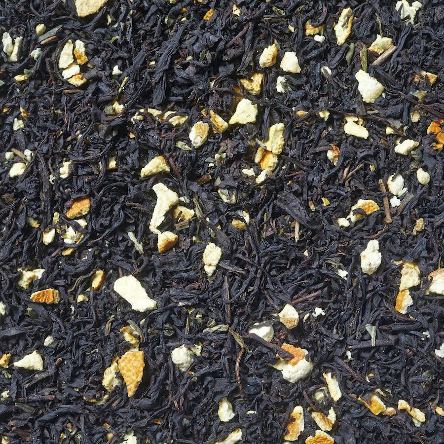 Imágen de Té negro de naranja. Té negro con cáscaras de naranja y aroma natural de naranja.